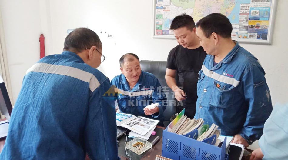 bbin宝盈特瓷赴四川某水泥厂现场勘探以及手艺交流