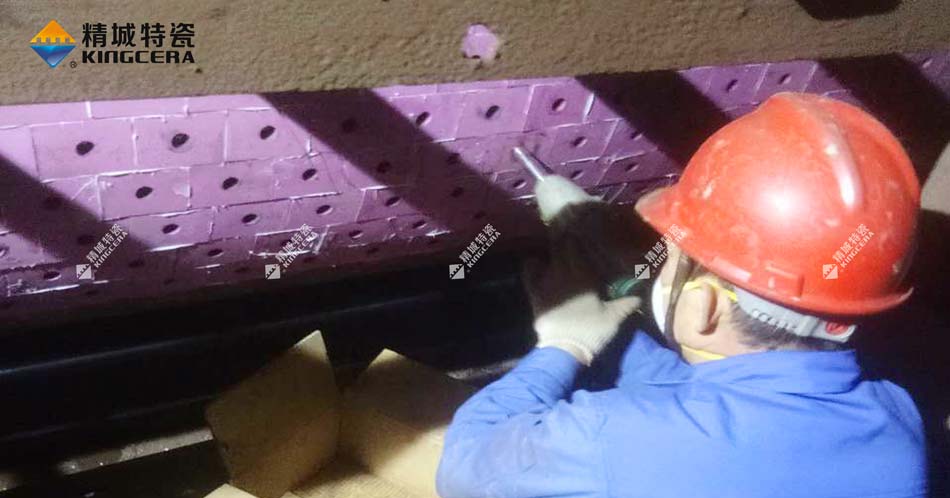 bbin宝盈牌新型耐磨陶瓷布料机圆辊使用效果