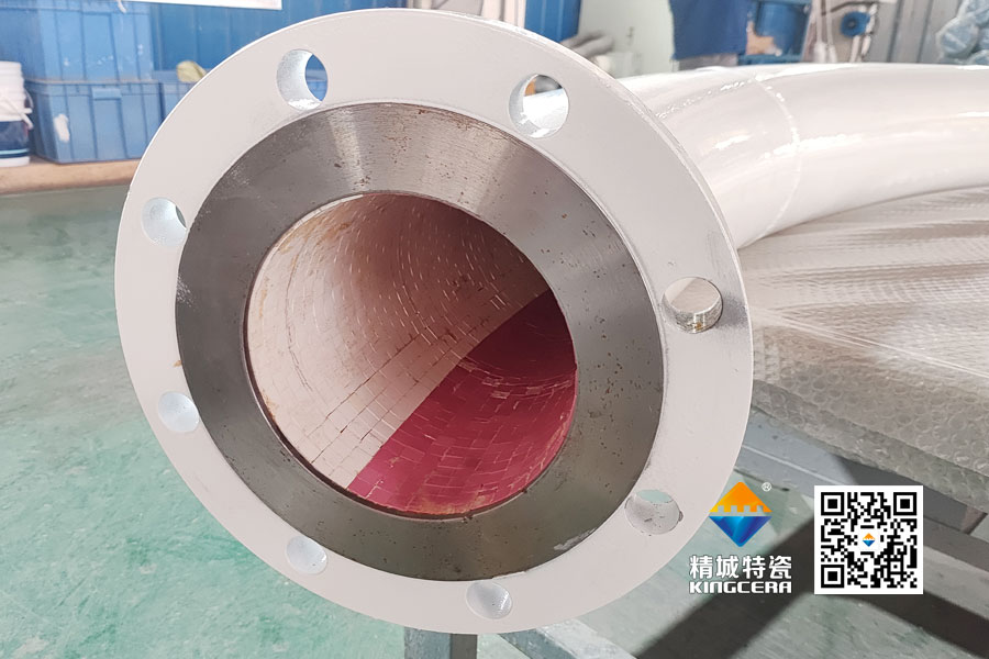 bbin宝盈ZTA陶瓷贴片耐磨管道